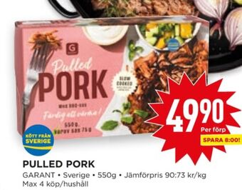 Willys Hemma Garant pulled pork erbjuda