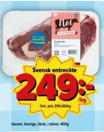 Östenssons Svensk entrecôte 450g erbjuda