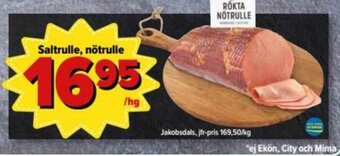 Saltrulle, nötrulle