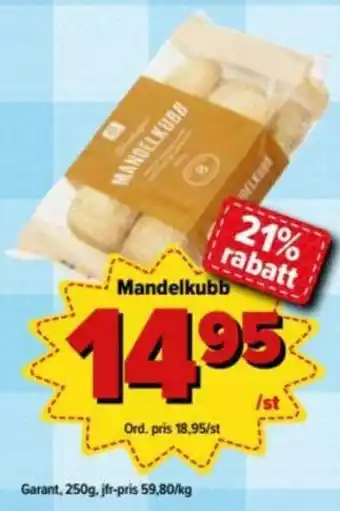 Mandelkubb 250g