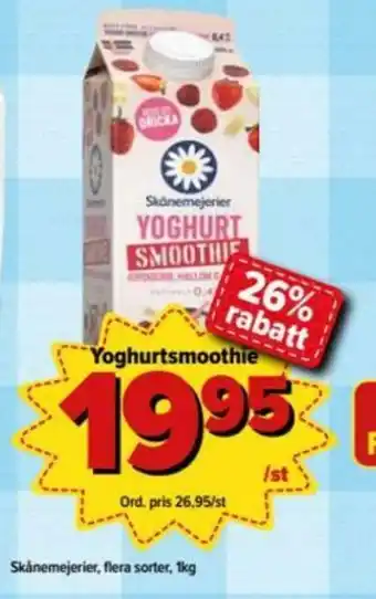 Skånemejerier Yoghurtsmoothie 1kg