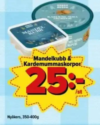 Östenssons Nyåkers Mandelkubb & Kardemummaskorpor 350-400g erbjuda