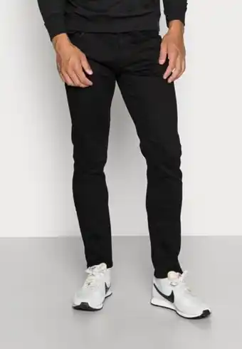 Zalando 3301 slim fit - jeans slim fit - elto nero black superstretch/pitch black erbjuda