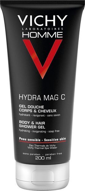 Apotek Hjärtat Vichy homme hydra mag c+ shower gel 200 ml erbjuda
