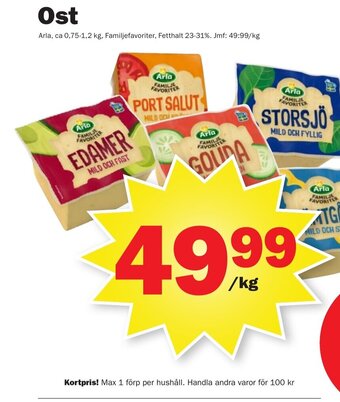 Pekås Ost erbjuda