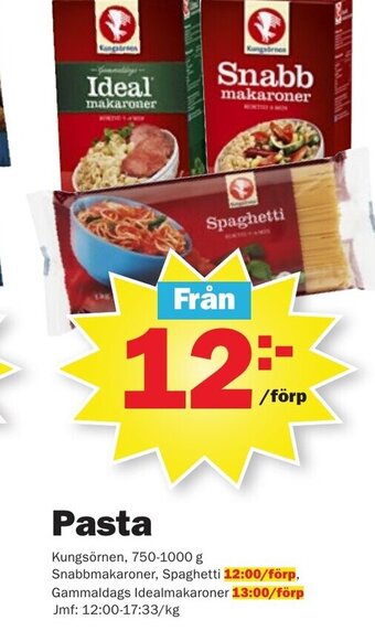 Pekås Pasta erbjuda