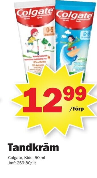 Pekås Tandkräm erbjuda