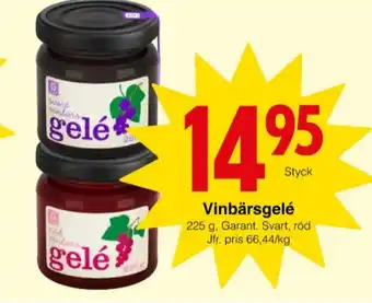 Matöppet Garant gelé erbjuda