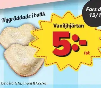 Östenssons Vaniljhjärtan Dåfgard erbjuda
