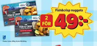 Fish & Crisp Nuggets Findus