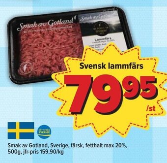 Östenssons Svensk Lammfärs erbjuda