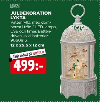Jem&Fix Juldekoration lykta erbjuda