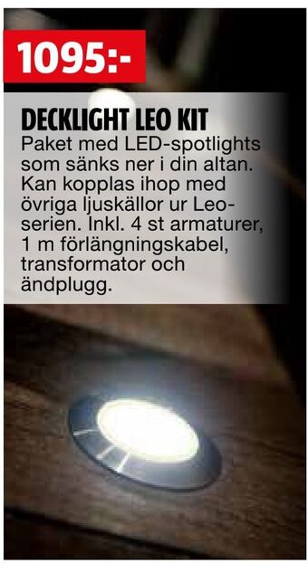 Bauhaus Decklight leo kit erbjuda