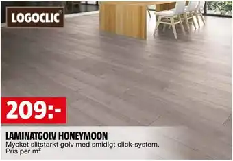 Bauhaus Laminatgolv honeymoon erbjuda