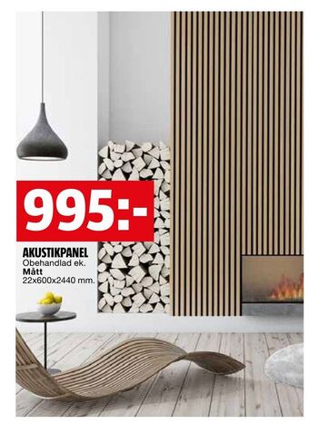Bauhaus Akustikpanel erbjuda