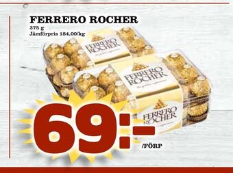 Bonum Matmarknad Ferrero rocher erbjuda