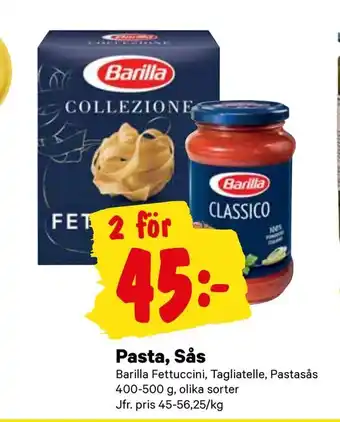 City Gross Pasta, sås erbjuda