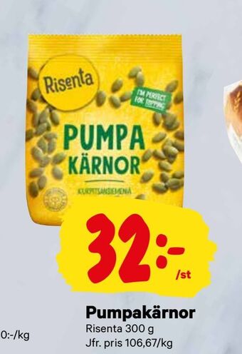 City Gross Pumpakärnor erbjuda