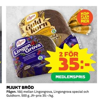 Coop Extra Mjukt bröd erbjuda