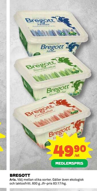 Coop Konsum Bregott erbjuda
