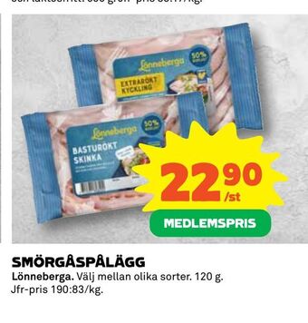 Coop Konsum Smörgåspålägg erbjuda