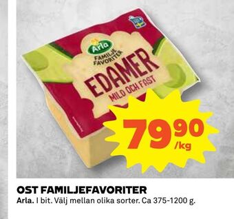 Coop Konsum Ost familjefavoriter erbjuda