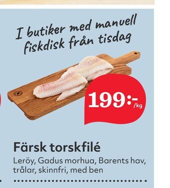 Hemköp Färsk torskfilé erbjuda