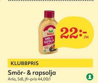 Hemköp Smör- & rapsolja erbjuda