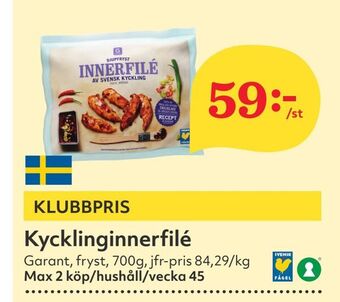 Hemköp Kycklinginnerfilé erbjuda