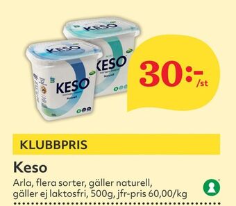 Hemköp Keso erbjuda