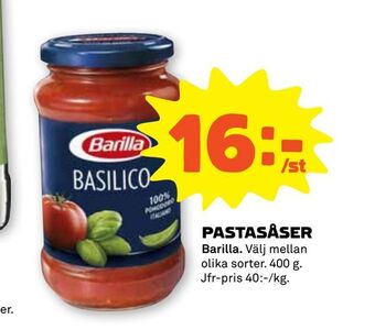 Stora Coop Pastasåser erbjuda