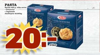 Matdax Barilla pasta sorterad erbjuda