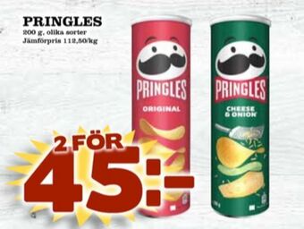 Matdax Pringles chips erbjuda