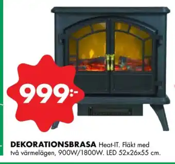 ÖoB Heat-it dekorationsbrasa erbjuda