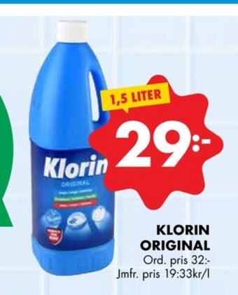 ÖoB Klorin rengöringsmedel erbjuda