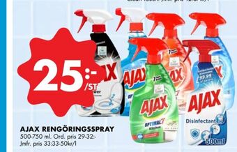 ÖoB Ajax rengöringsmedel erbjuda