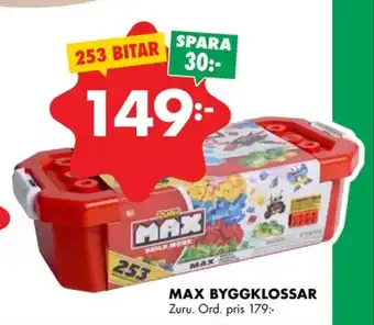 ÖoB Max build more leksaker erbjuda