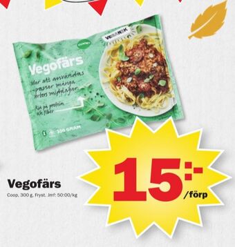 Pekås Coop vegofärs erbjuda