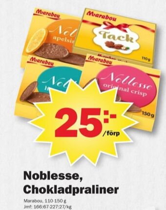 Pekås Tack chokladask erbjuda