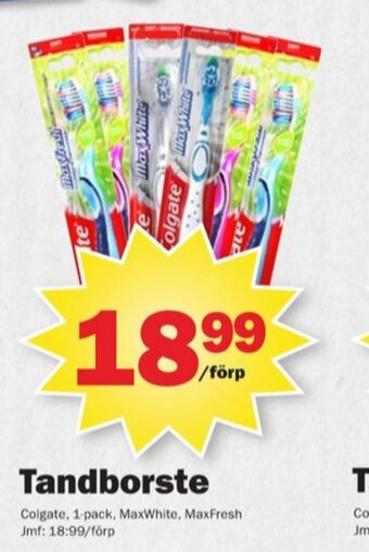 Pekås Colgate tandborste erbjuda