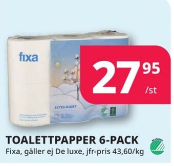 Tempo Fixa toalettpapper erbjuda