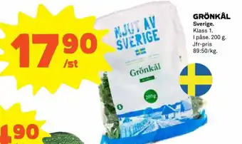 Grönkål Sverige