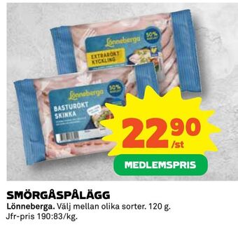 Coop Daglivs Smörgåspålägg erbjuda