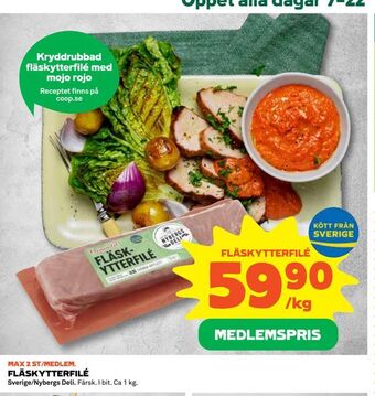 Coop Daglivs Fläskytterfilé erbjuda