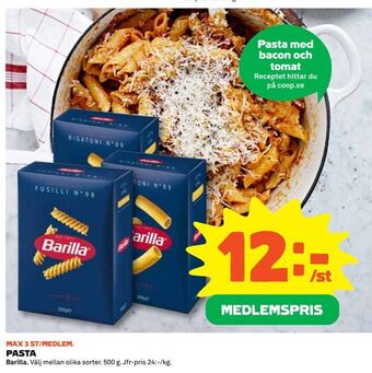 Coop Daglivs Pasta erbjuda