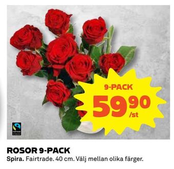 Coop Daglivs Rosor 9-pack erbjuda