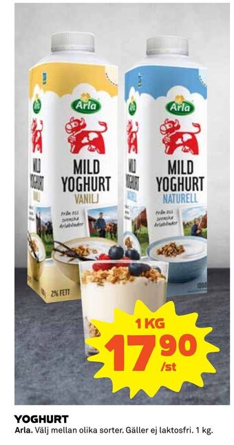 Coop Daglivs Yoghurt erbjuda