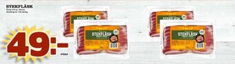 Din Mat Stekfläsk erbjuda