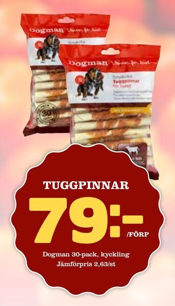 Din Mat Tuggpinnar erbjuda