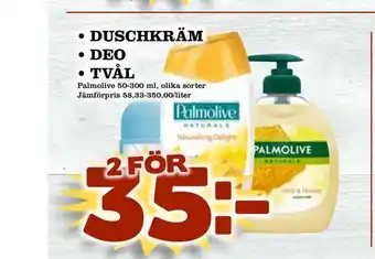 Duschkräm • deo • tvål